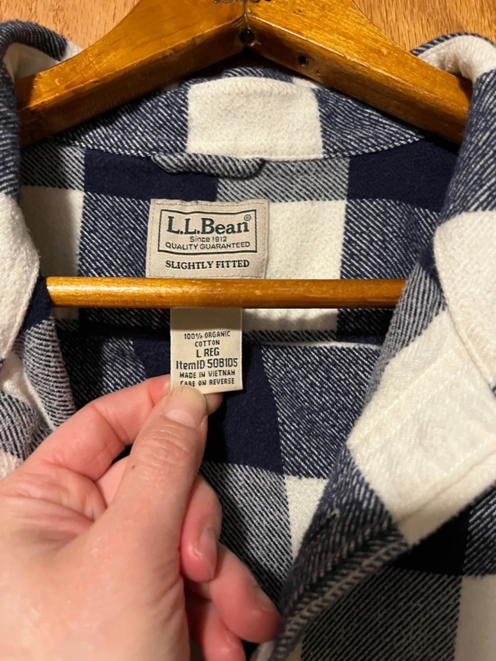 L.L. Bean classic button